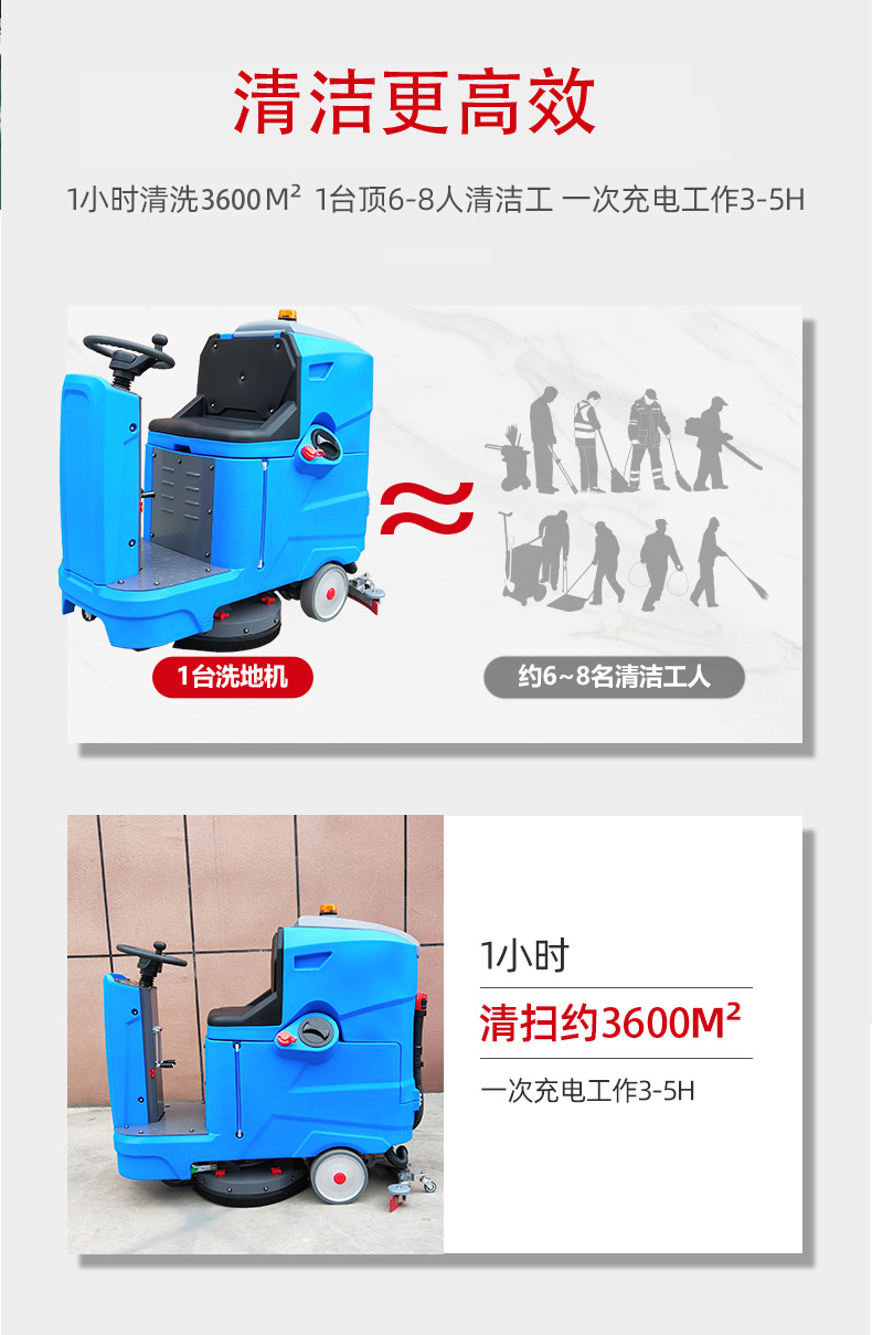 江苏驾驶式洗地机更适合用在高铁站